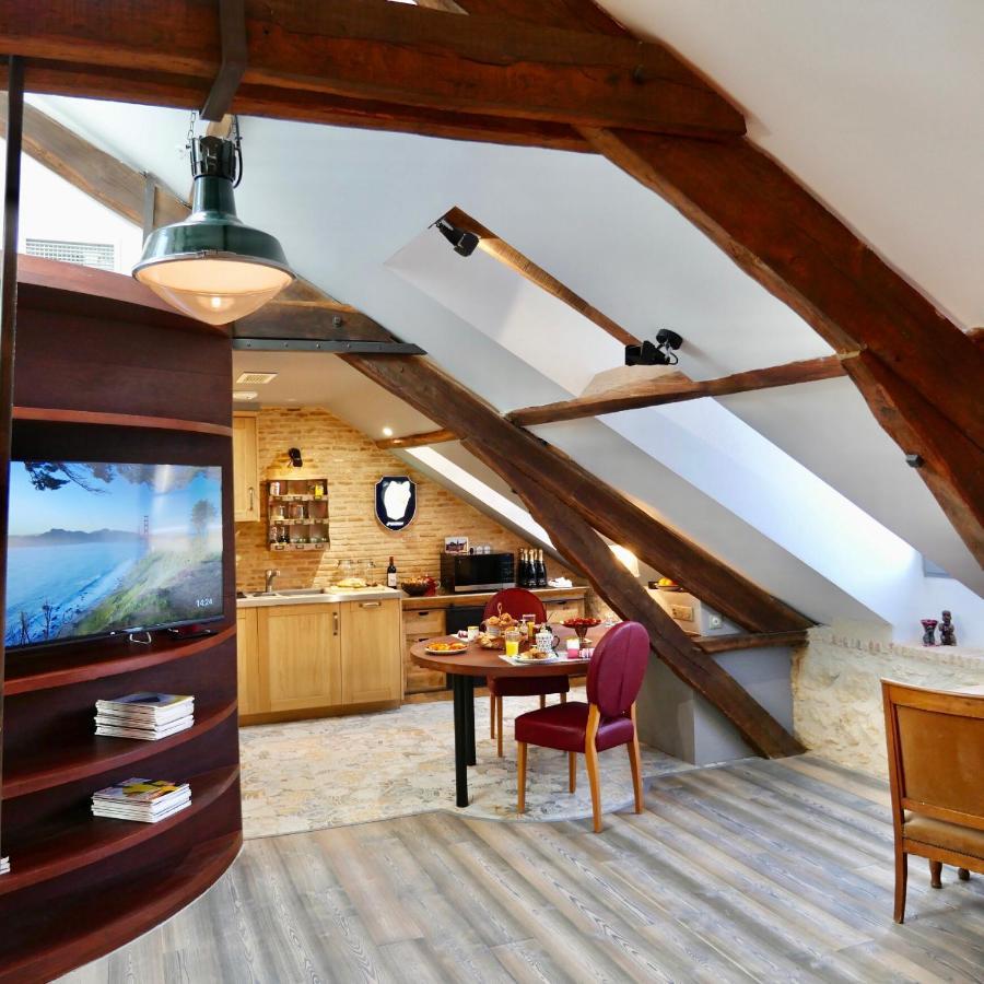 In Sarlat Luxury Rentals, Medieval Center - Loft Stella Matutina -2P-Ascenseur-Climatisation Eksteriør billede