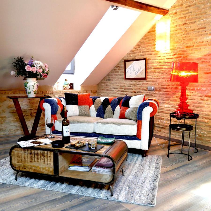 In Sarlat Luxury Rentals, Medieval Center - Loft Stella Matutina -2P-Ascenseur-Climatisation Eksteriør billede